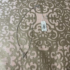 Kendra Scott Letter K Pendant Necklace In Silver